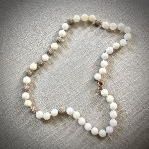 J. Crew Vintage Fireball Beaded Necklace